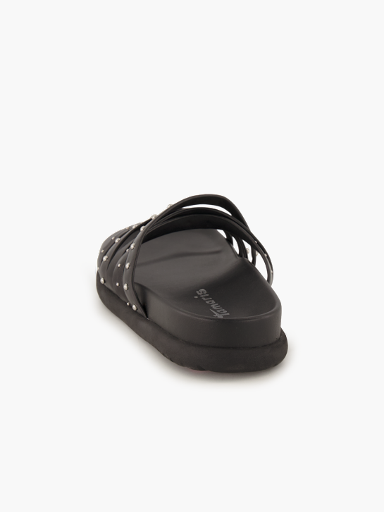Tamaris Flache Pantolette Schwarz 96310 4
