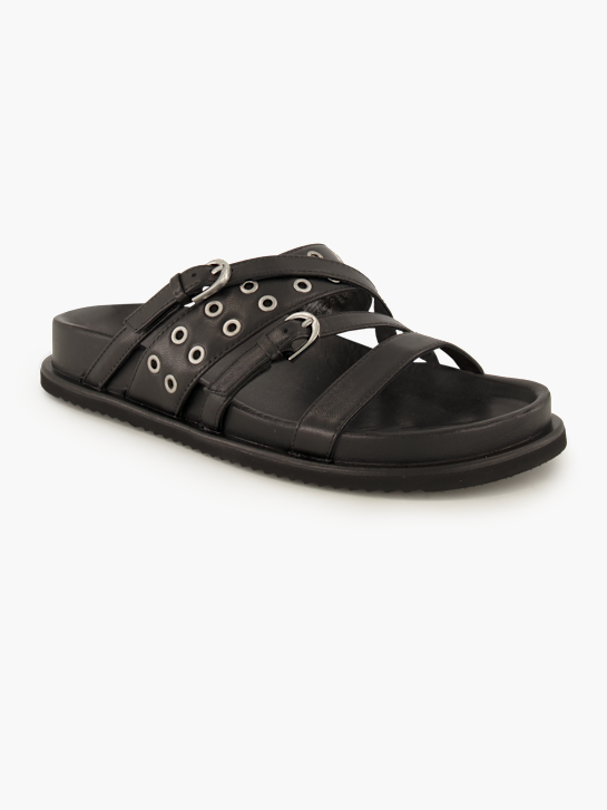 NEWD Flache Pantolette Schwarz 96319 1