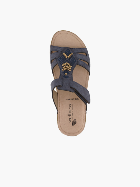 Wellness Chaussons Bleu 96338 3