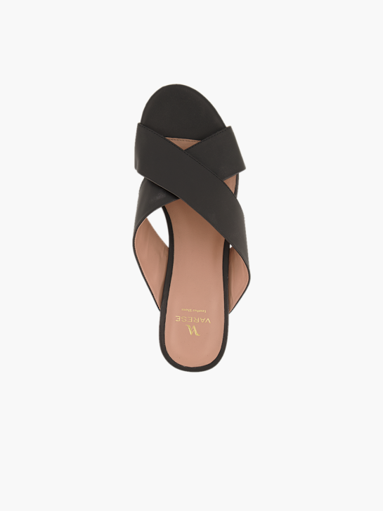 Varese Flache Pantolette Schwarz 95039 3