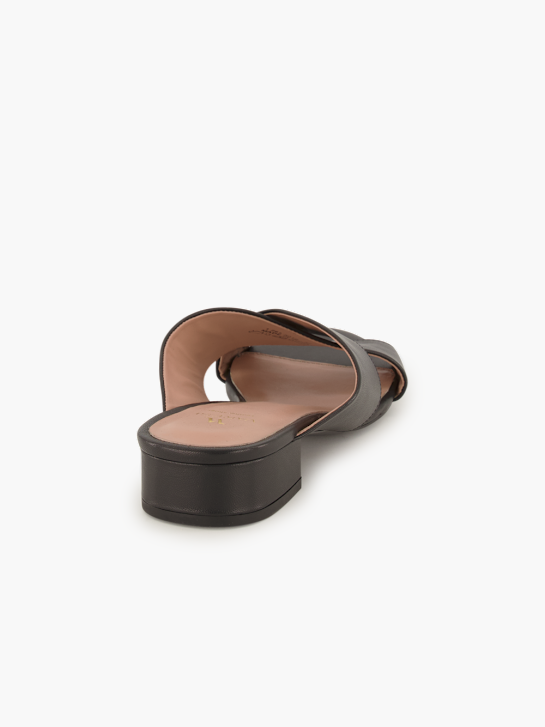 Varese Flache Pantolette Schwarz 95039 4