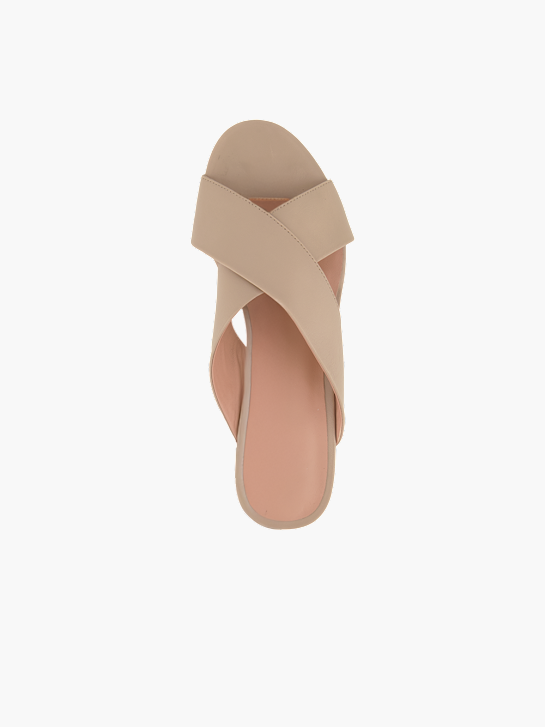 Varese Flache Pantolette Beige 95038 3