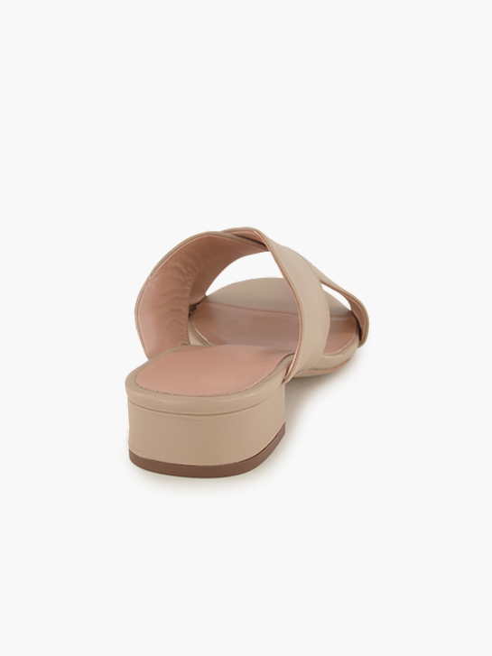 Varese Flache Pantolette Beige 95038 4