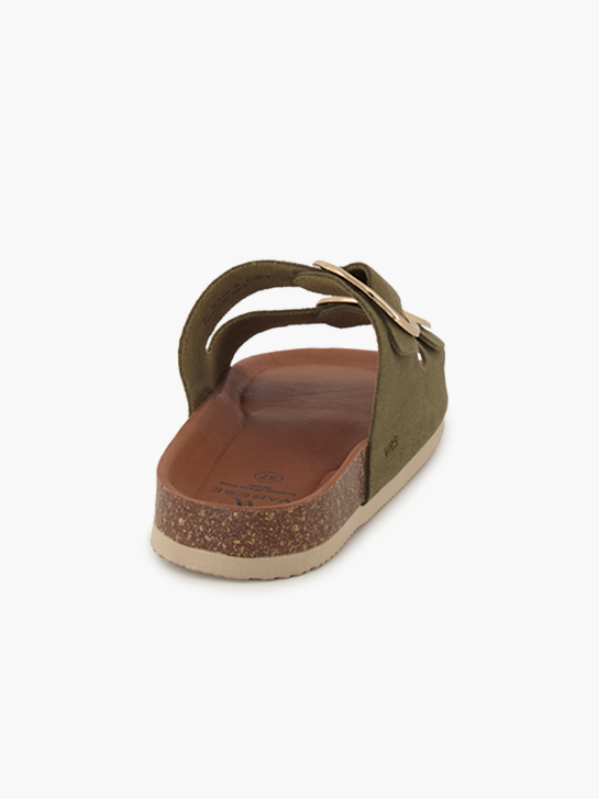 Varese Flache Pantolette Grün 95050 4