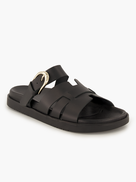 Varese Flache Pantolette Schwarz 96919 1
