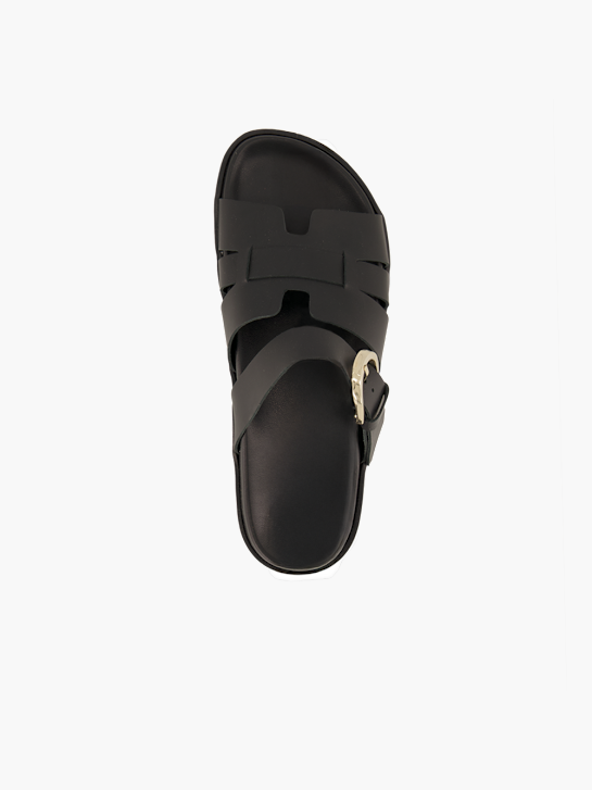 Varese Flache Pantolette Schwarz 96919 3