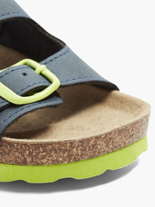 Bobbi-Shoes Sandal med tå-split blau 4988 5