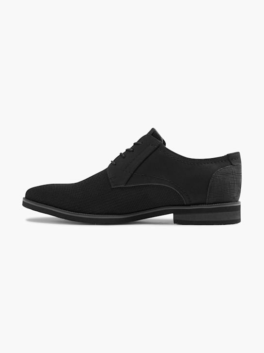 AM SHOE Spoločenská obuv čierna 5113 2