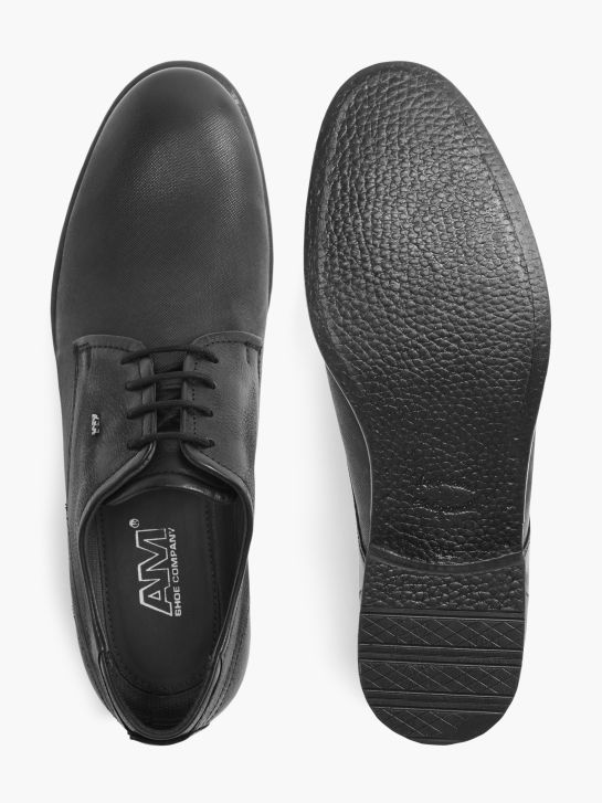 AM SHOE Společenská obuv černá 6952 3