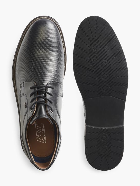 AM SHOE Společenská obuv černá 4221 3