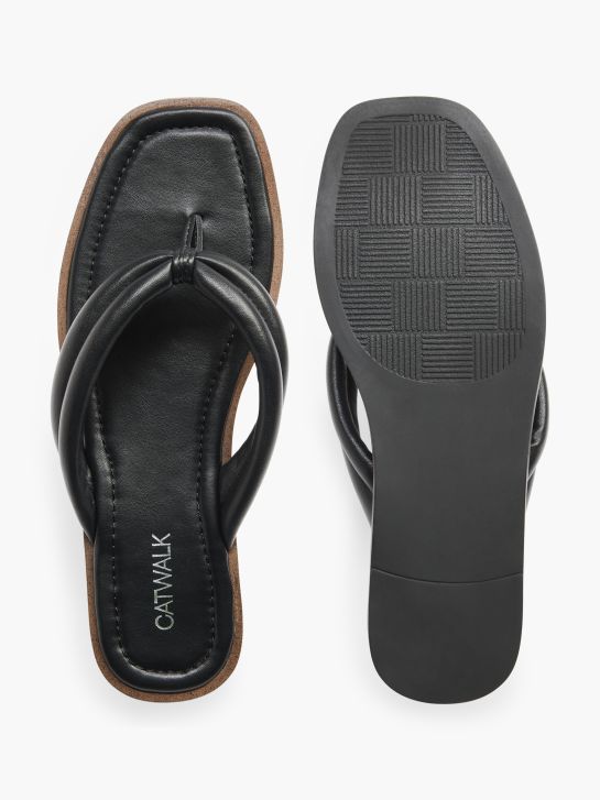 Catwalk Pantofle schwarz 4244 3