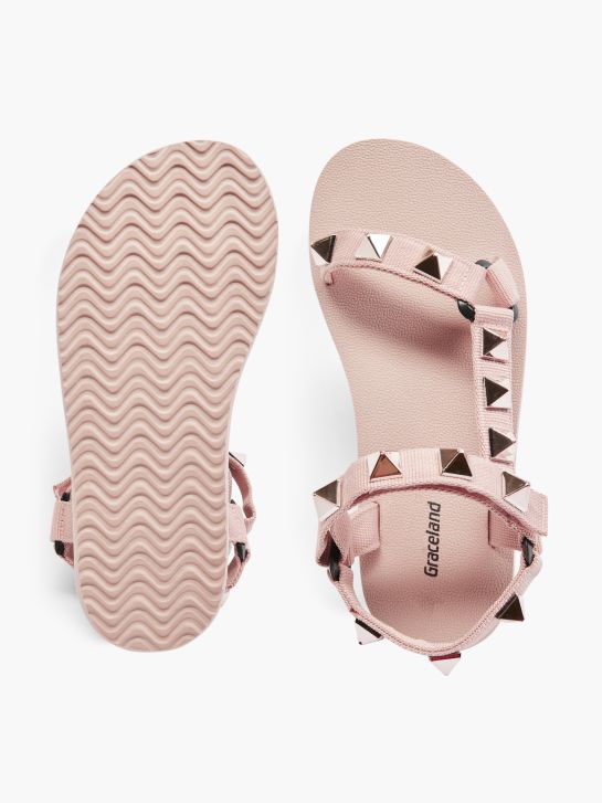 Graceland Trekingové sandály světle růžová 2413 3