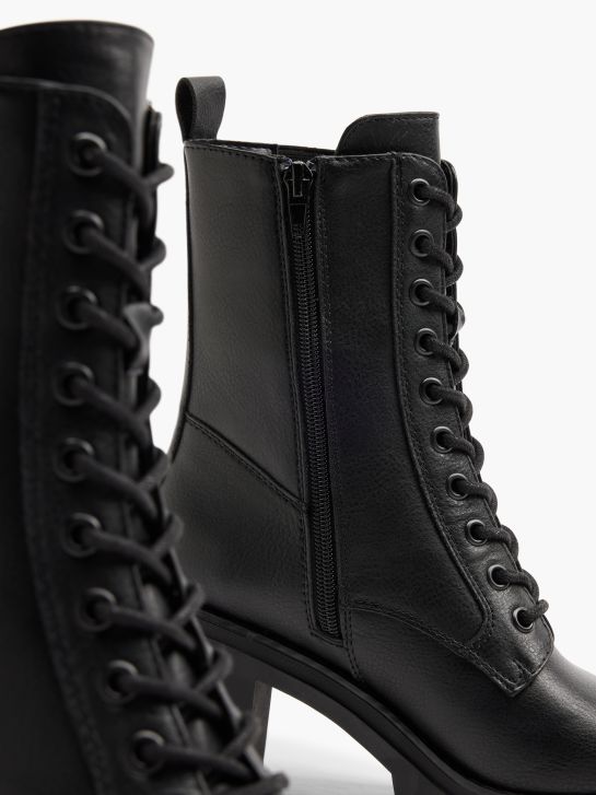 Graceland Šněrovací boty černá 7048 5