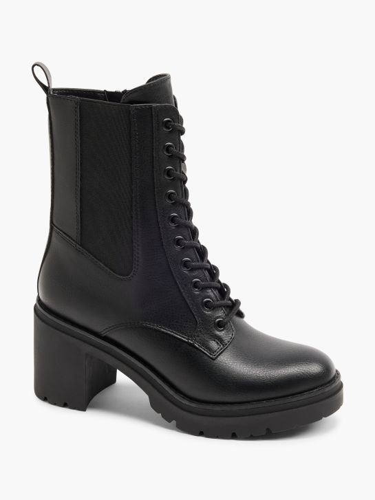 Graceland Šněrovací boty černá 7048 6