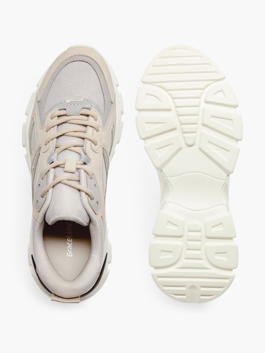 Graceland Pantofi sport chunky beige 6136 3