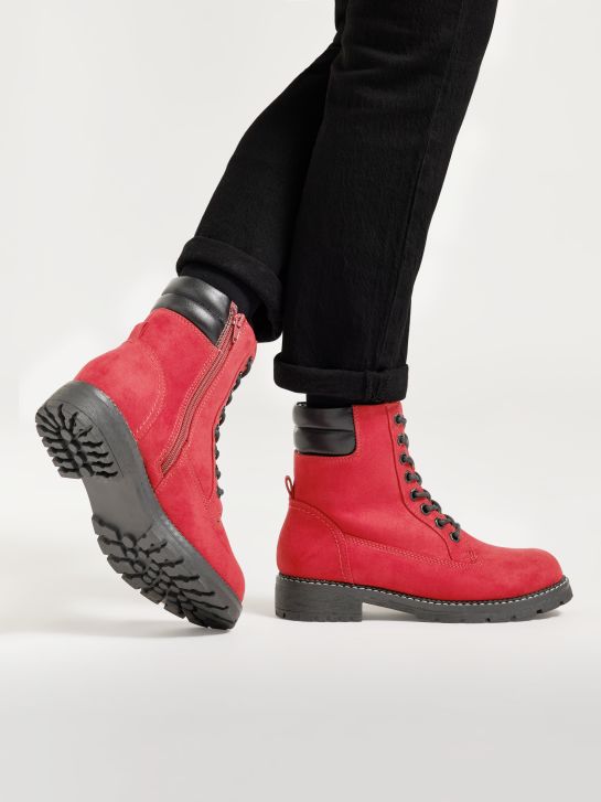 Landrover Zimní boty červená 5310 7