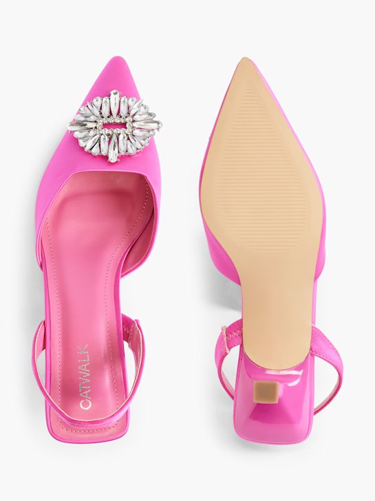 Catwalk Pantofi sling pink 1676 3