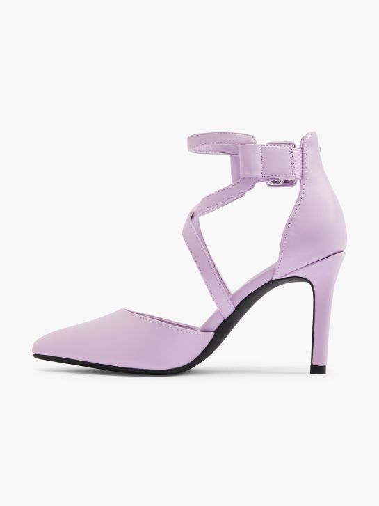 Graceland Pantofi cu cataramă violet 7198 2