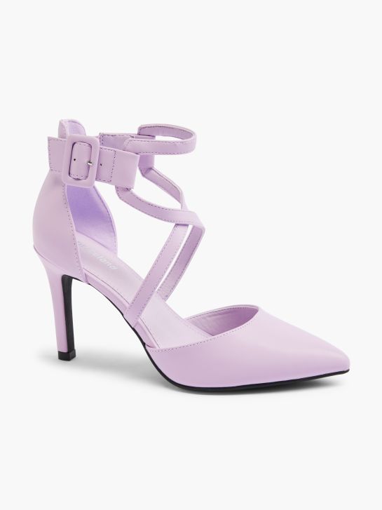 Graceland Pantofi cu cataramă violet 7198 6
