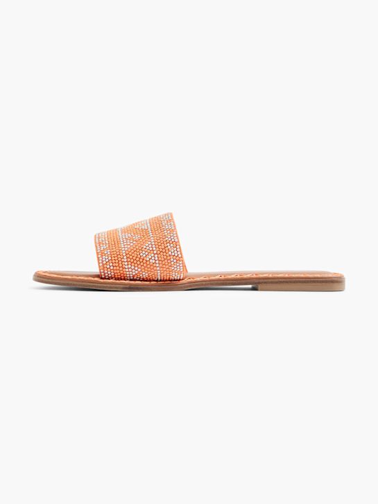 Catwalk Slip in sandal orange 7360 2