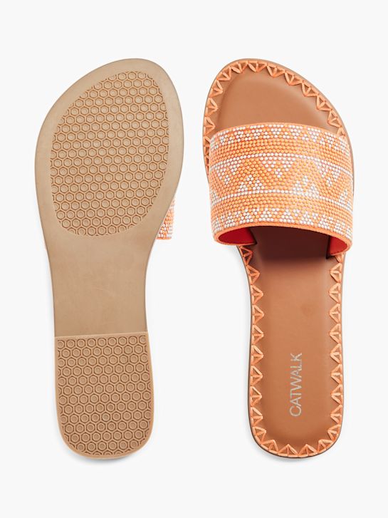 Catwalk Slip in sandal orange 7360 3