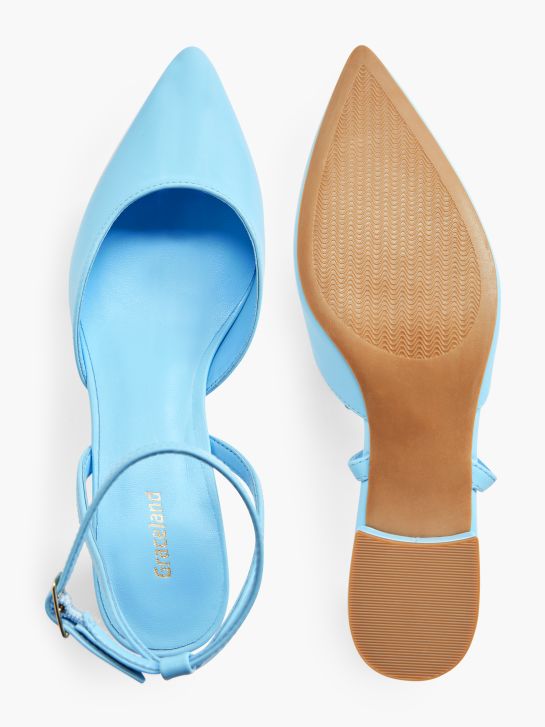 Graceland Pantofi sling blau 2830 3