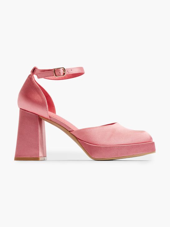 Claudia Ghizzani Pump med spænde pink 3812 1
