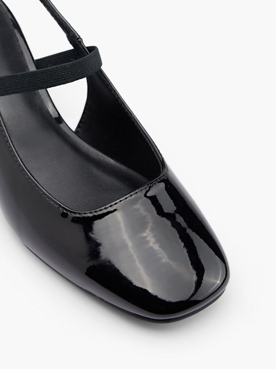 Catwalk Pantofi sling schwarz 13112 2