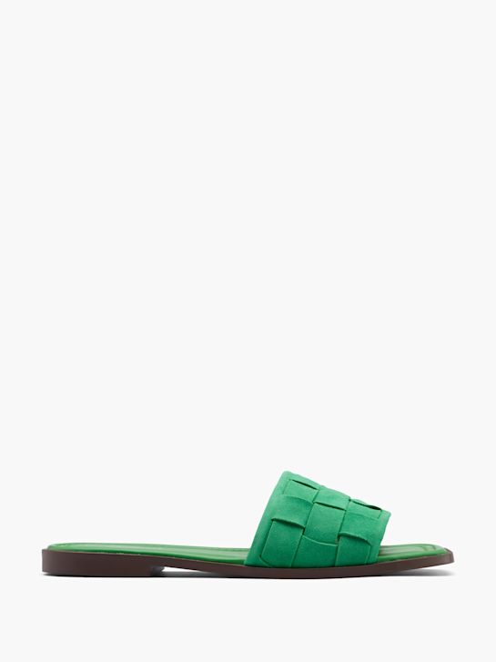 5th Avenue Slip in sandal grøn 16069 1