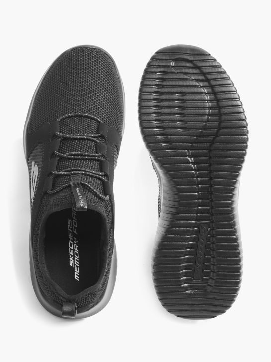 Skechers elite black trainers cheap