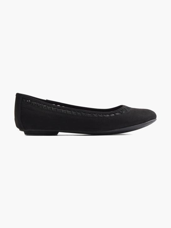 Graceland Ballerina Sort DEICHMANN