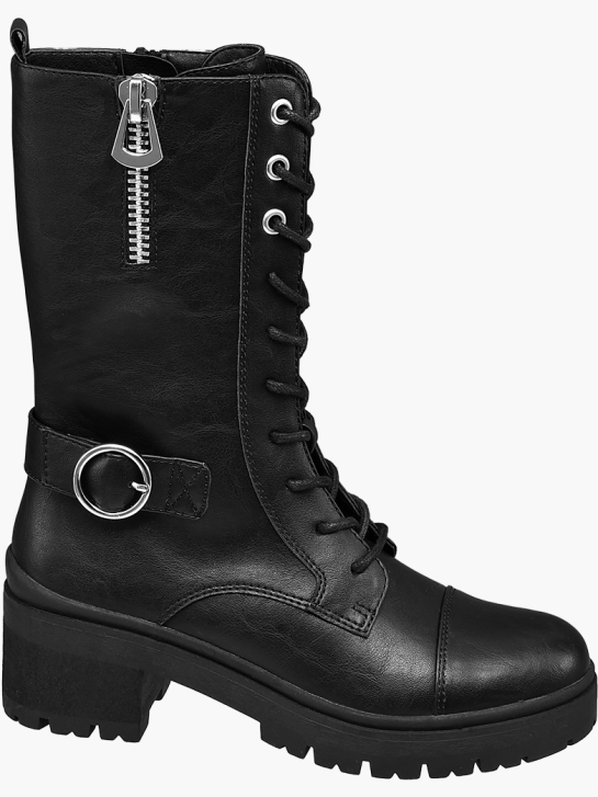 Graceland Bota com cordões Preto 6721 1