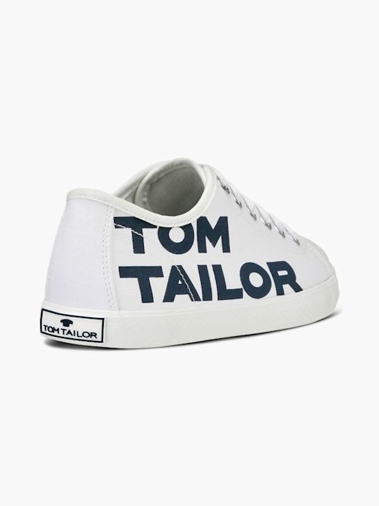 TOM TAILOR 5390602, Scarpe da Ginnastica Donna, Bianco, 39