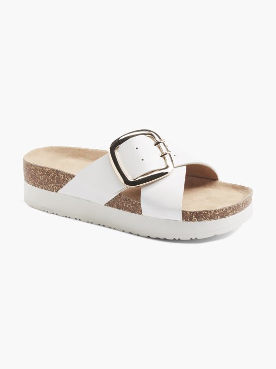 Catwalk Ciabatta con plantare profondo Bianco DEICHMANN