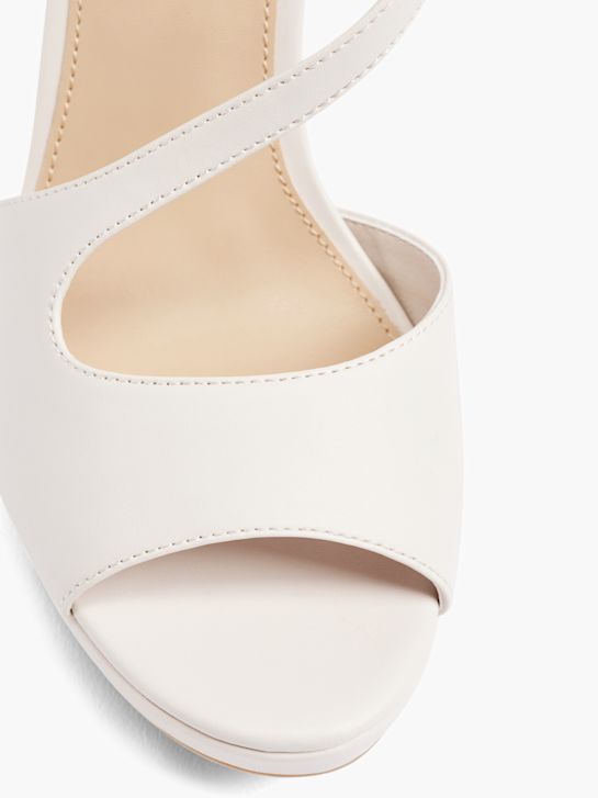 Graceland Zapatos peep-toes beige 20435 5