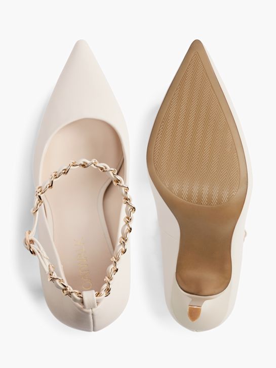 Catwalk Pump med spänne Cream 29855 3