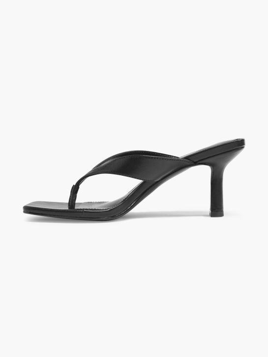 Catwalk Sandal med tå-split Sort 7805 2