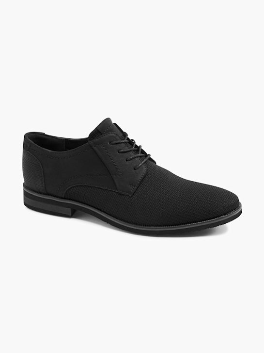 AM SHOE Poslovni čevlji Črna 5113 6