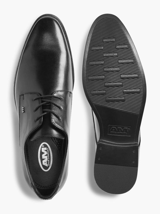 AM SHOE Poslovni čevlji Črna 2331 3
