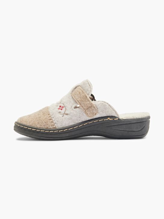 Casa mia Zapatillas de casa Crema DEICHMANN