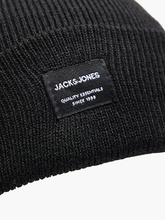 JACK & JONES Зимна шапка Черен 17556 4