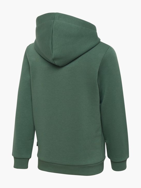 Felpa puma verde con cappuccio discount