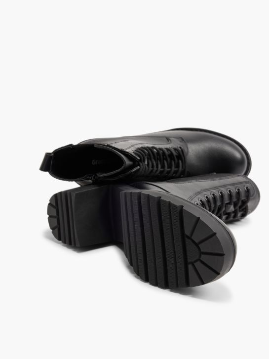 Graceland Kotníková obuv se šněrováním Černá 7048 3