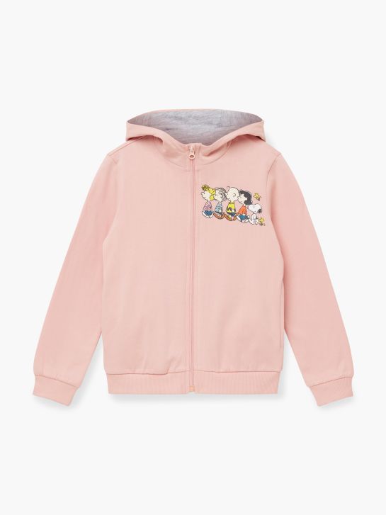 Peanuts Hoodie Lyserød 7080 1