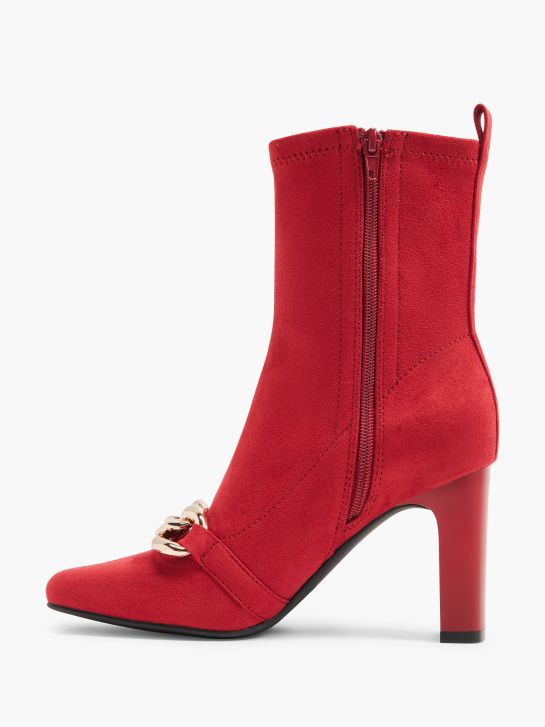 Stivaletto rosso pelle best sale