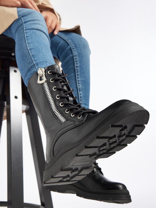 Graceland Bottes à lacets Noir 4362 8