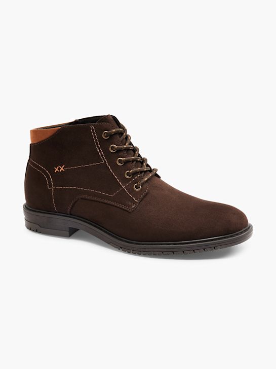 AM SHOE Bota com cordoes Castanho DEICHMANN