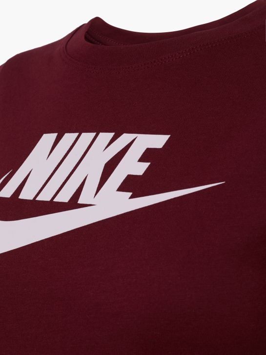Nike T-shirt vinrød 7113 3