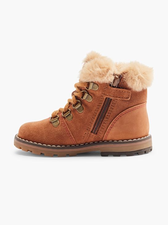 elefanten Bottes à lacets Cognac 24328 2