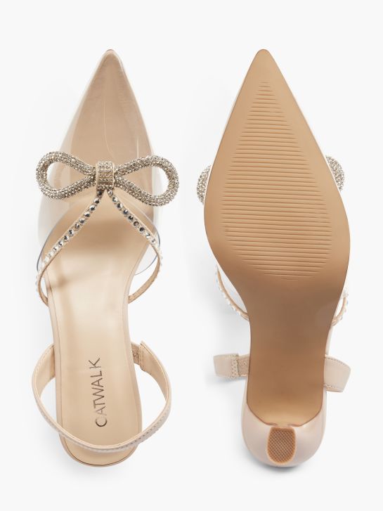 Catwalk Slingback salonarji Nude 3544 3